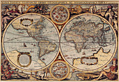 World Map 1636