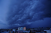 Storm clouds in South Beach,Florida