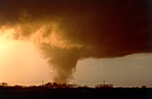 Tornado near Caldwell,Kansas,13 March 1990
