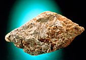 Native lead in rock