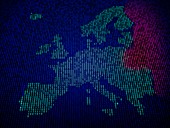 European union and hacking,illustration