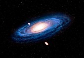 Artwork of Andromeda Galaxy