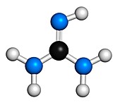Guanidine molecule,illustration