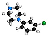 Meta-chlorophenylpiperazine,illustration
