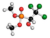 Metrifonate molecule,illustration
