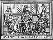 Galen,Avicenna and Hippocrates