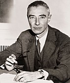Portrait of Robert Oppenheimer,American physicist