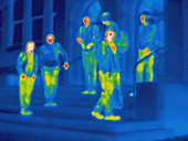 Thermogram of kids hanging out