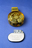 New pacemaker and 30-year old model