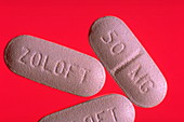 Zoloft antidepressant tablets