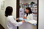 Doctor Chats with Pharmacist