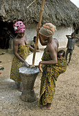 Women of the Kpelle Tribe of West Africa