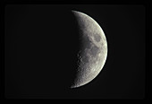 6 day old moon ,one day before First Quarter