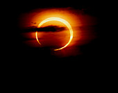 Annular solar eclipse,California,4/1/92