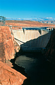 Glen Canyon Dam and hydroelectric power station