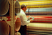 Library of computer magnetic tapes