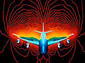 Aircraft wind tunnel simulation