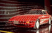 Wind tunnel test of car