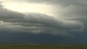 Shelf cloud at storm outflow