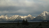 Clouds over the Grand Tetons, timelapse