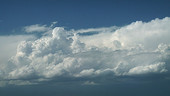 Developing thunderclouds, timelapse