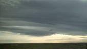 Mountain wave clouds, timelapse