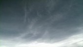 Contrails and high cloud, timelapse