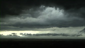 Frontal storm, timelapse