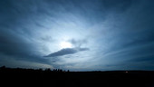 Moon and high cloud, timelapse