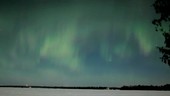 Northern lights, timelapse