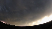 Mammatus clouds, timelapse