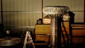 Tesla coil discharge, high-speed footage