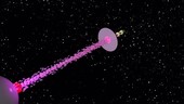 Photon drive spacecraft, animation