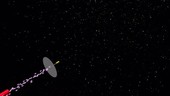 Photon drive spacecraft, animation