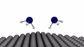 Haber process catalysis, animation