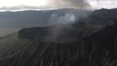 Eruption shockwave at Mount Bromo volcano