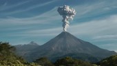 Eruption column from Colima volcano