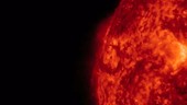 Solar prominence, time-lapse, 2016