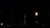 Soyuz rocket night-time launch