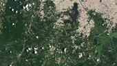 Sao Paulo, satellite photograph, 2015