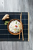 Reis mit Chilis und Ingwer (Asien)