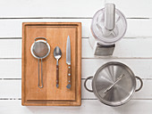 Utensils for tea