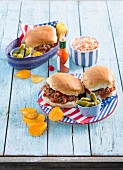 Sloppy Joe (an American burger with minced meat)