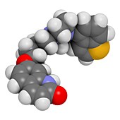 Brexpiprazole antipsychotic drug molecule