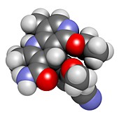 Finerenone heart failure drug molecule