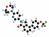 Sonidegib cancer drug molecule