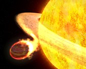 WASP-12b exoplanet,illustration