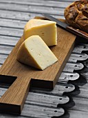 Bregenz Forest cheese on a chopping board