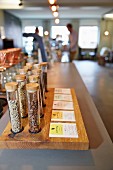 Various types of coffee at 'Nord Coast Coffee Roastery' in Hamburg, Germany