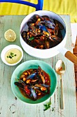 Spanish-style mussels